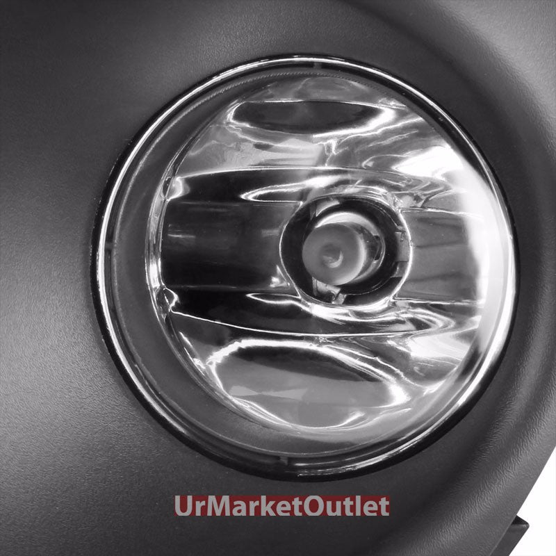 Clear Lens Front Bumper Fog Light Lamp+Bezel+Bulb+Switch For 07-11 Versa C11