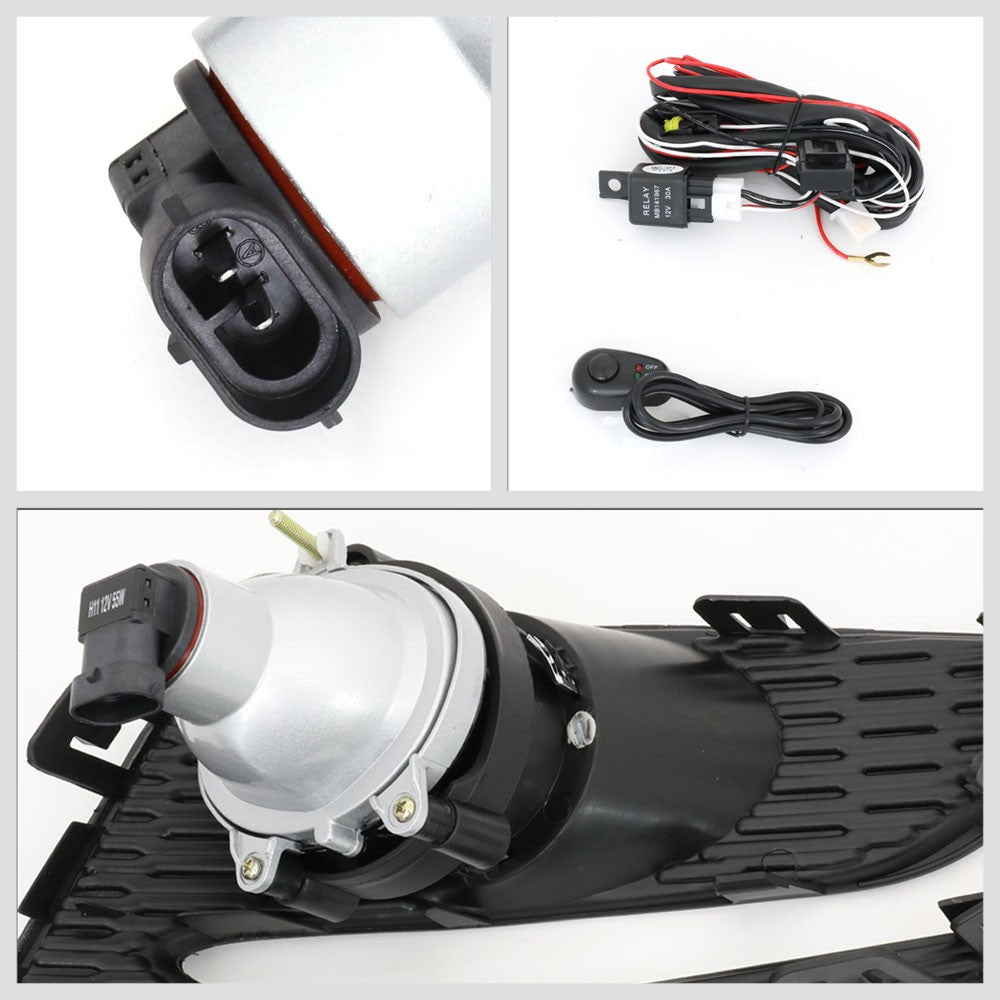 Chrome Housing Projector Fog Light w/Bezel 16-19 Chevrolet Cruze BFC-FOLK-271-CH