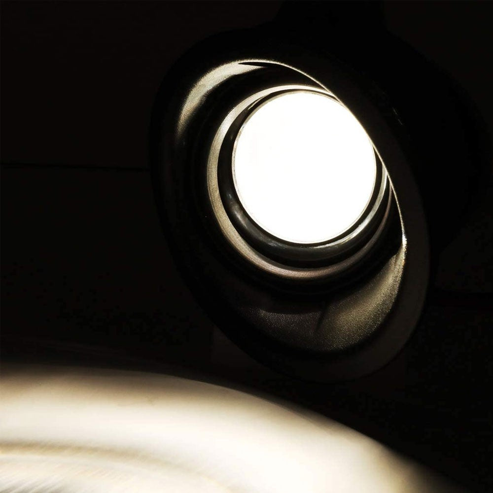 Clear Lens Reflector Bezel Cover Fog Light Kit For 14-15 Camaro LS LT 3.6L