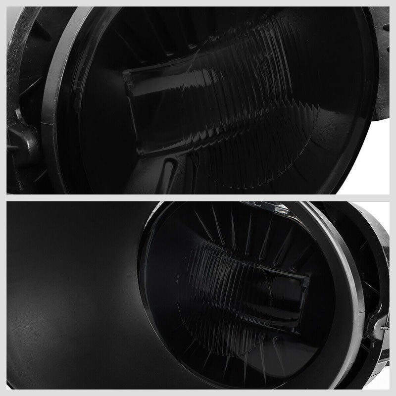 Bolt-On Front LED Fog Light Lamp+Bezel/Switch Chrome/Smoke For 02-08 Ram 1500