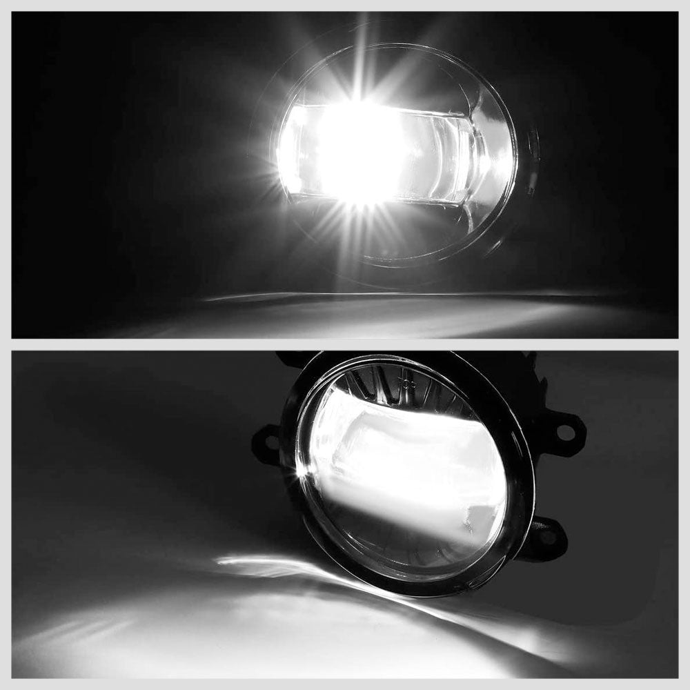 Clear Lens Bumper Projector LED Fog Light Lamp Kit For 09-13 Toyota Corolla