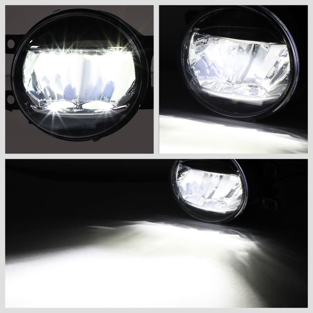 Clear Lens LED Front Bumper Fog Light Lamps w/Switch For 18-20 Toyota Camry SE XSE ONLY