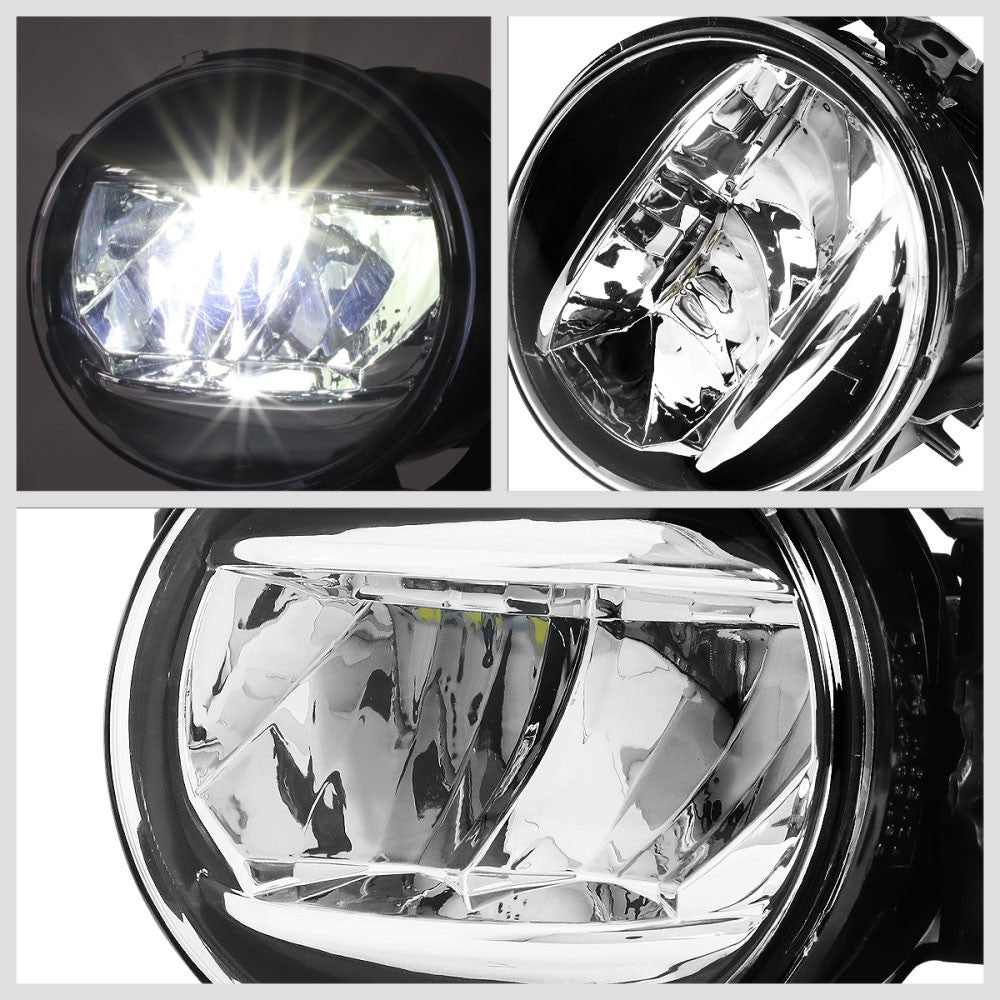 Clear Lens LED Front Bumper Fog Light Lamps w/Switch For 18-20 Toyota Camry SE XSE ONLY