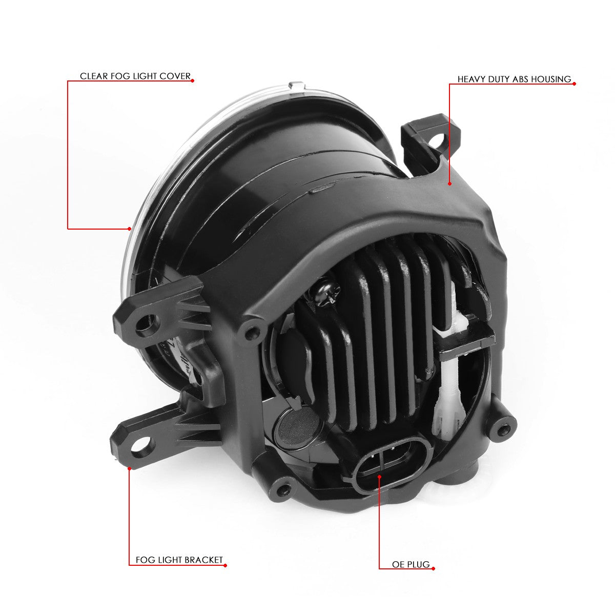 Clear Lens LED Front Bumper Fog Light Lamps w/Switch For 18-20 Toyota Camry SE XSE ONLY