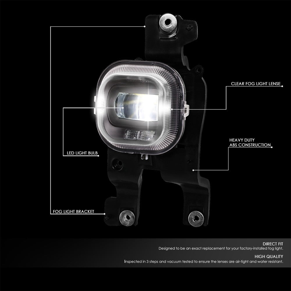 Front Bumper Replace Left/Right LED Fog Light Bulb w/Switch For 08-10 F-250 SD