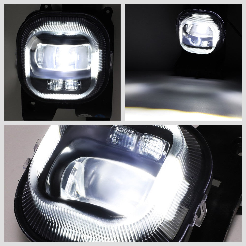 Front Bumper Replace Left/Right LED Fog Light Bulb w/Switch For 08-10 F-250 SD