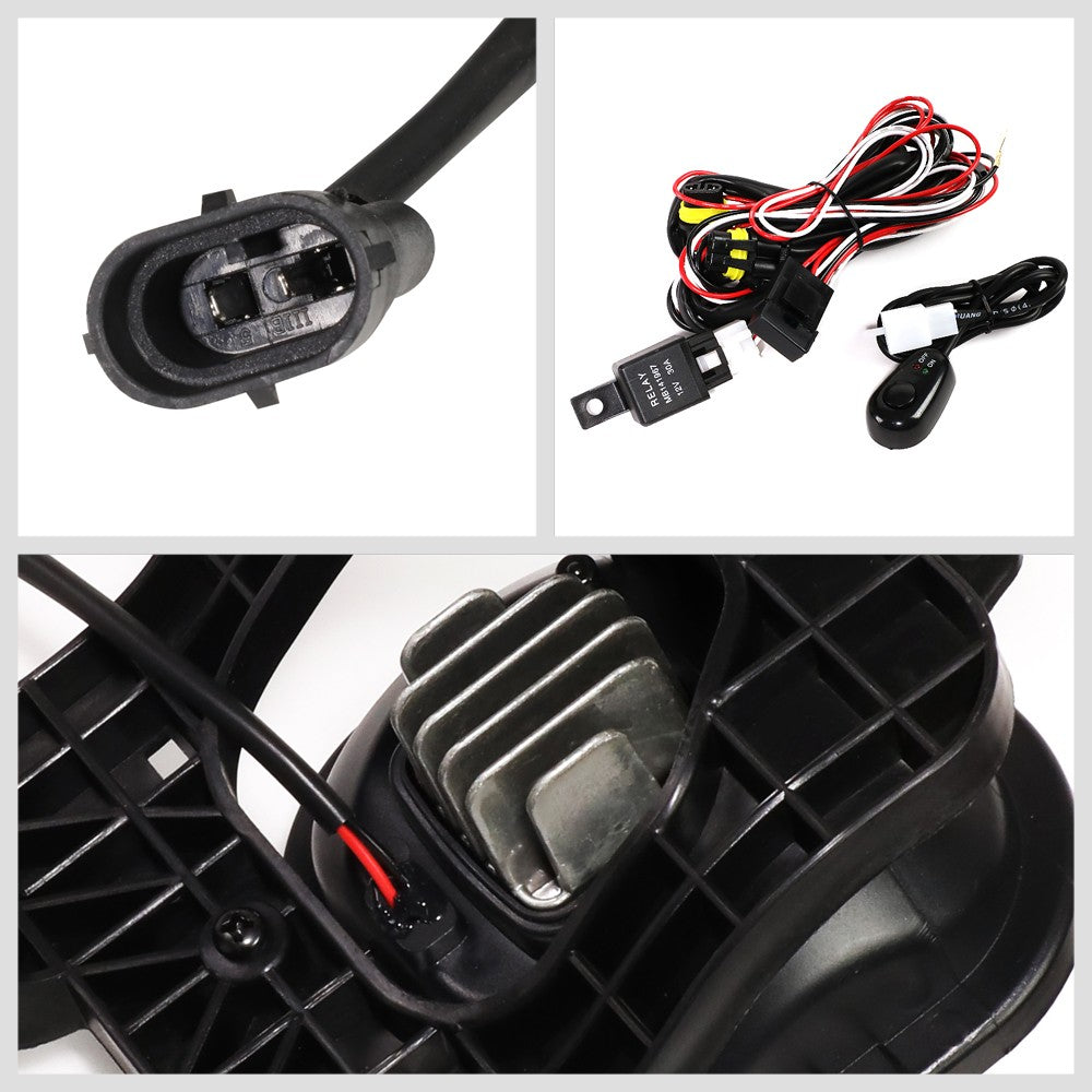 Front Bumper Replace Left/Right LED Fog Light Bulb w/Switch For 08-10 F-250 SD