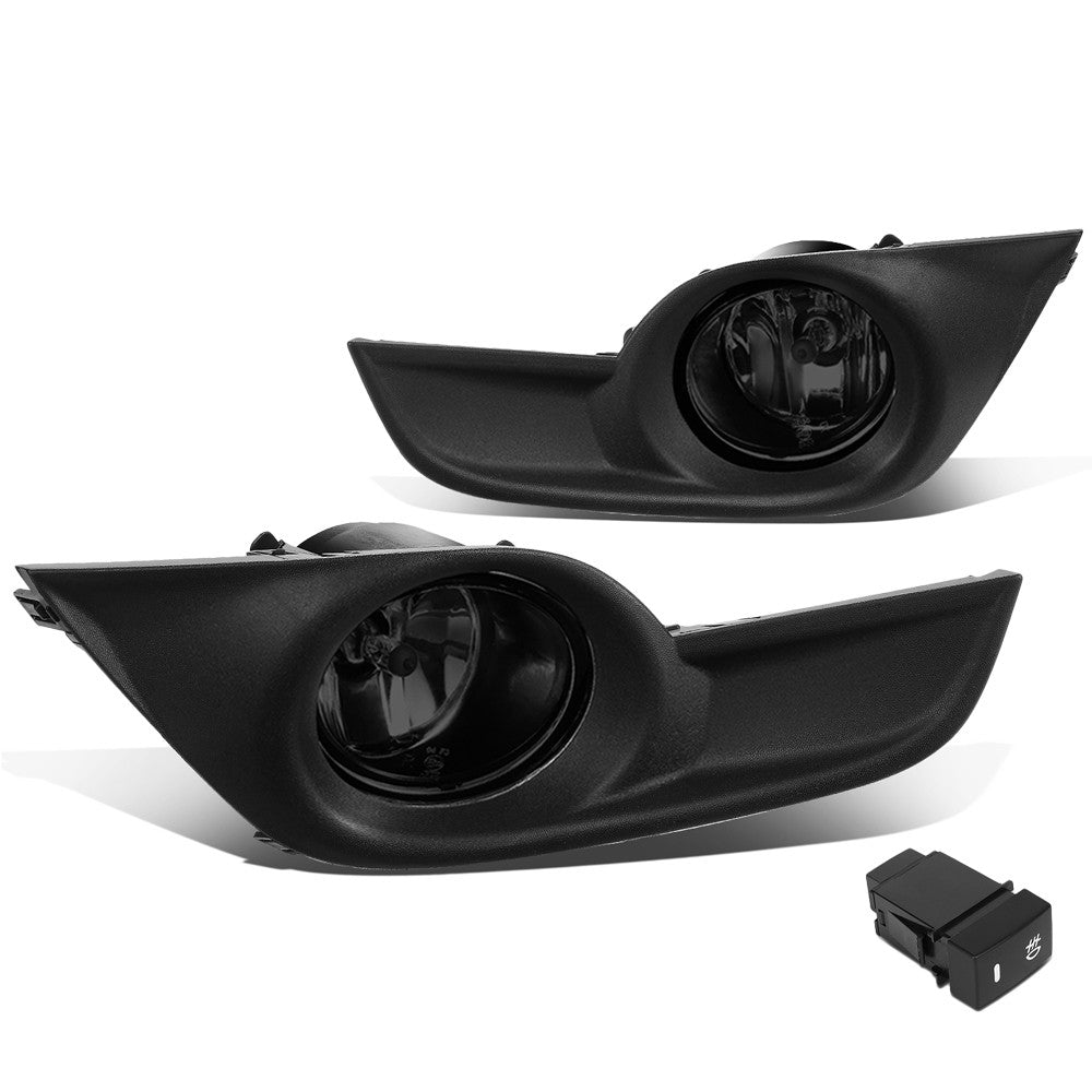 Front Bumper Replace Left/Right Halogen Fog Light w/Switch For 13-15 Altima 4Dr