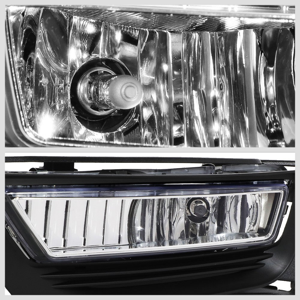 Front Bumper Replace Left/Right Halogen Fog Light w/Switch For 13-15 Altima