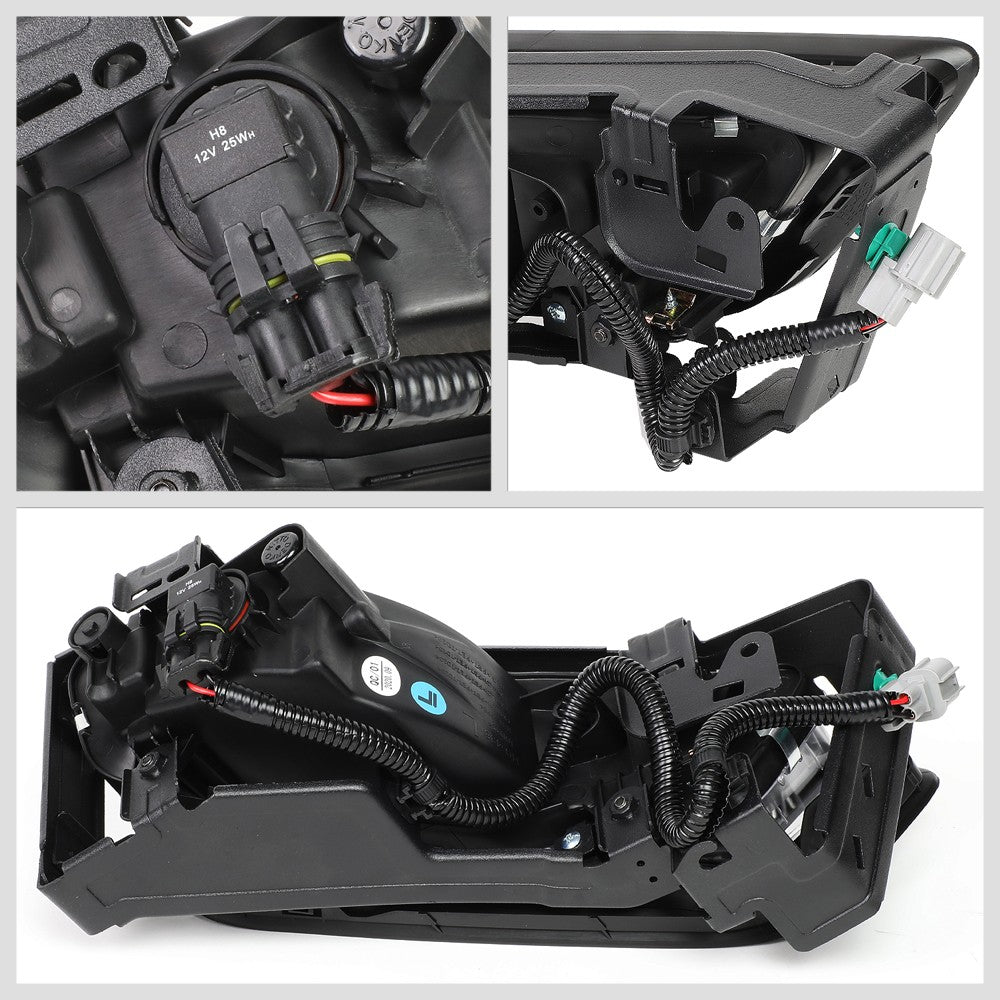 Front Bumper Replace Left/Right Halogen Fog Light w/Switch For 13-15 Altima