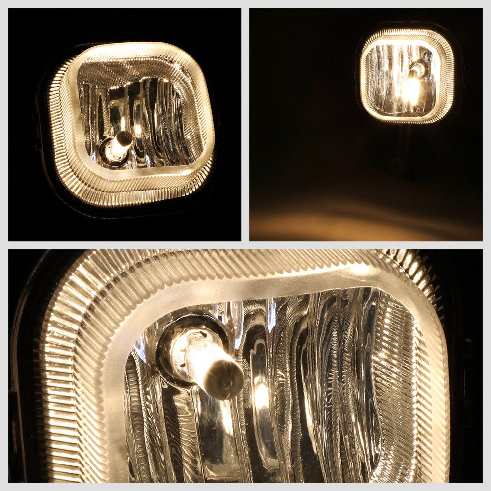 Front Bumper Replace Left/Right Halogen Fog Light H10 Bulb For 08-10 F-250 SD