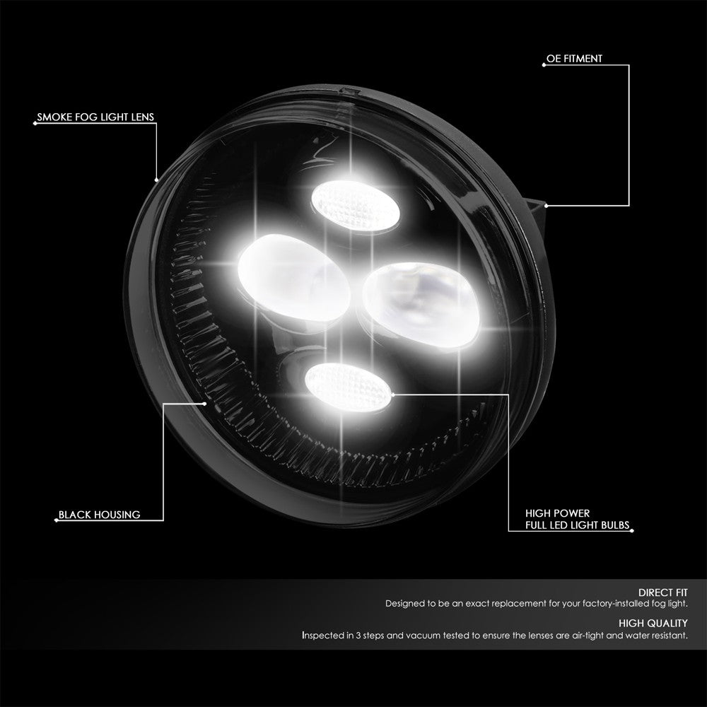 Front Bumper Replace Left/Right LED Fog Light w/Switch For 07-14 Sierra 3500 HD