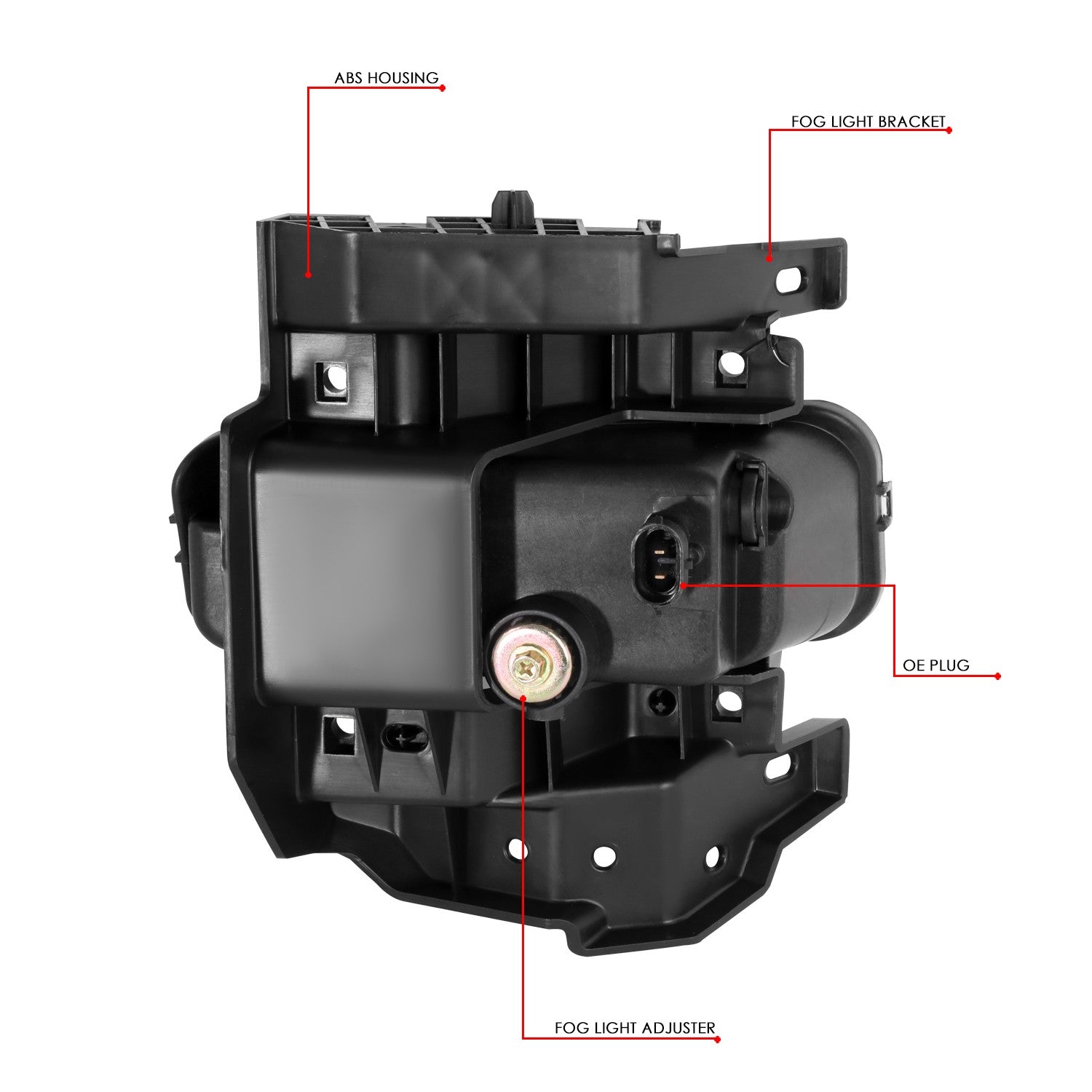 Smoked Lens LED Front Bumper Fog Light Lamps w/Switch For 19-22 Ram 1500 (DT 5th)