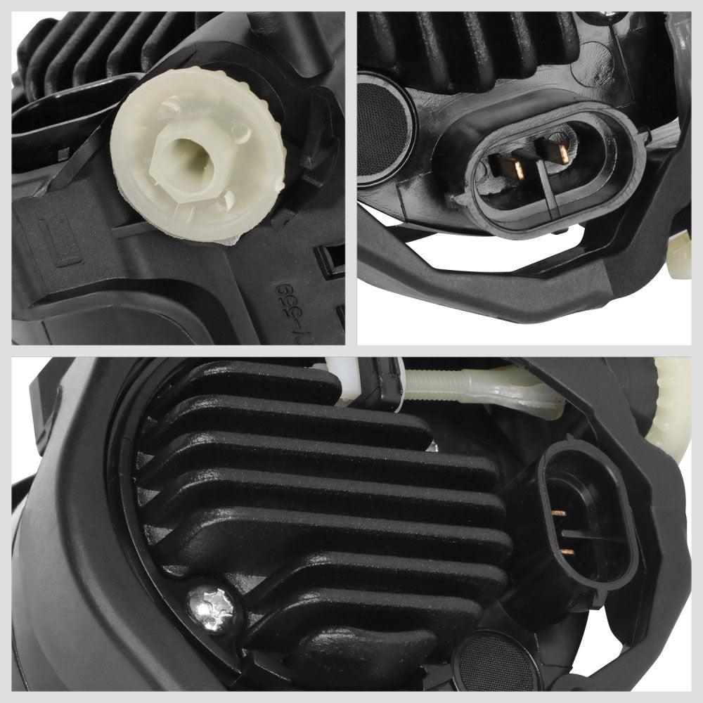 Clear Lens LED Front Bumper Fog Light Lamps w/Switch For 20+ Toyota Highlander (XU70 4th)