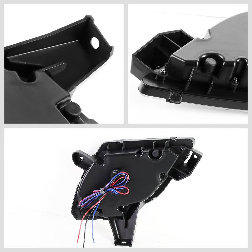 Clear Lens Rear LED DRL/Brake Light/Turn Signal Bumper Light For 13-16 CX-5 KE
