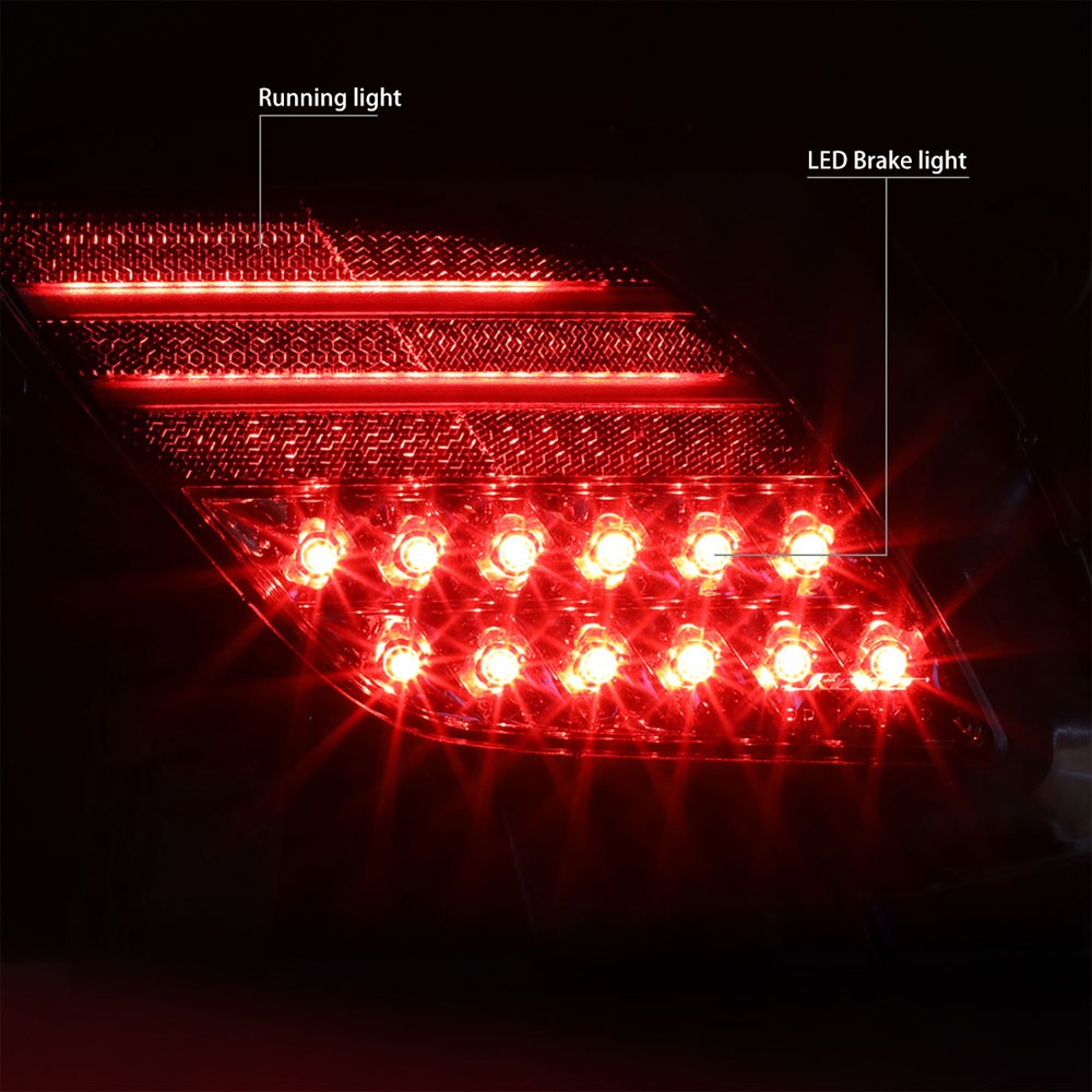 Smoke Lens Rear LED DRL/Brake Light/Turn Signal Bumper Light For 13-16 CX-5 KE
