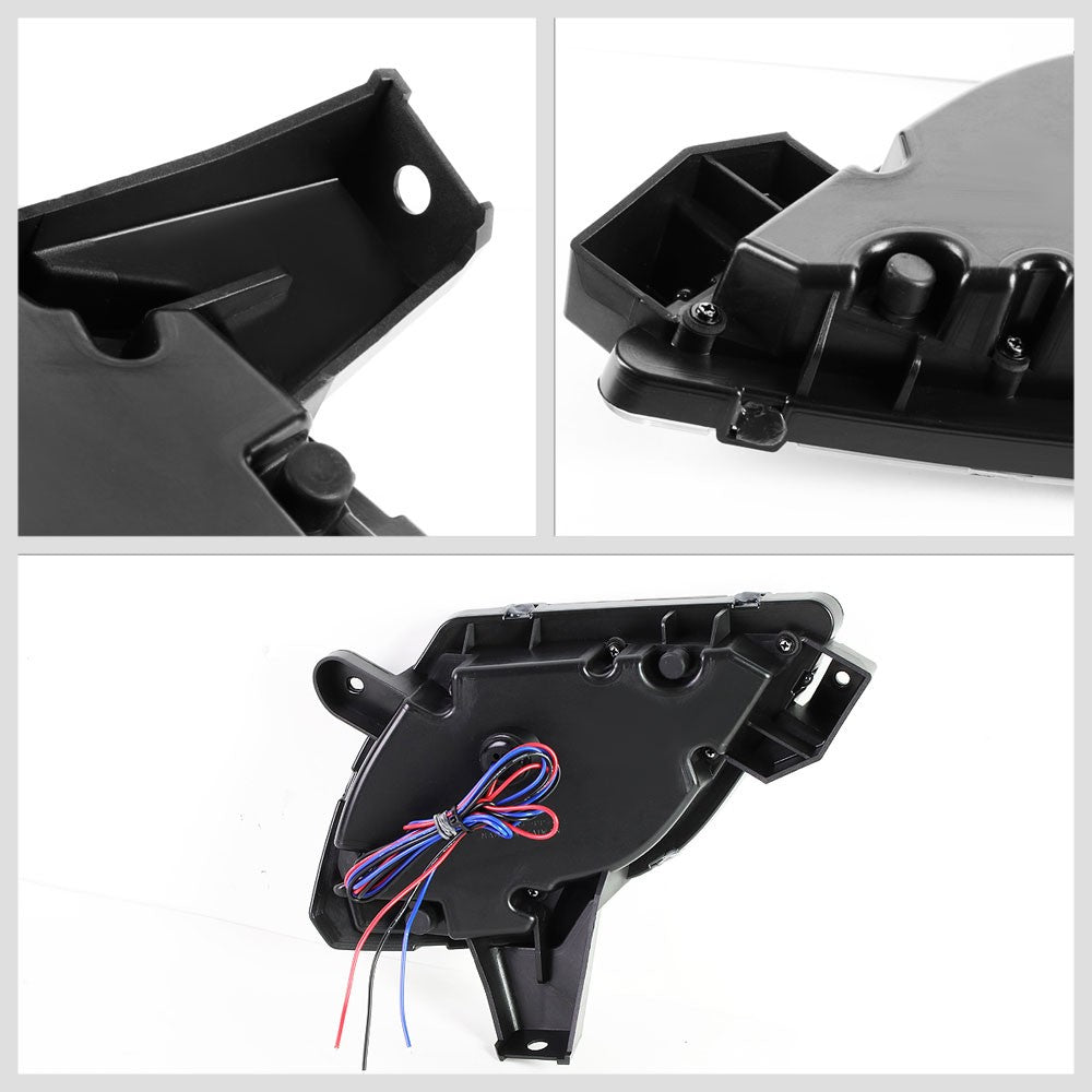 Smoke Lens Rear LED DRL/Brake Light/Turn Signal Bumper Light For 13-16 CX-5 KE