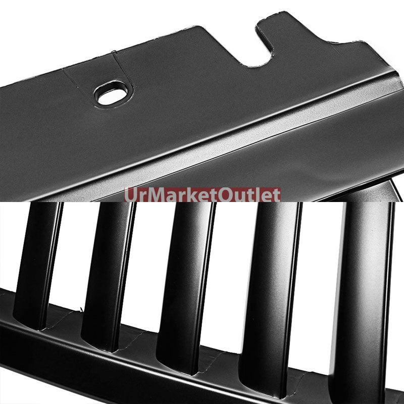 Black Vertical Style Replacement Front Grille For Cadillac 06-11 DTS 4.6L DOHC