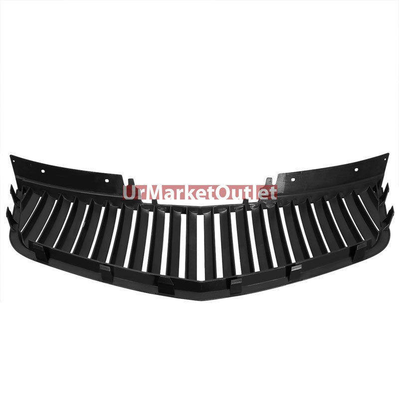 Black Vertical Style Replacement Front Grille For Cadillac 06-11 DTS 4.6L DOHC