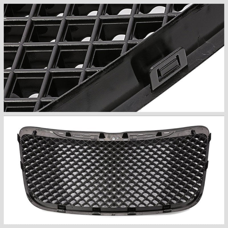 Black Diamond Mesh Style Replacement Grille For 11-13 300 V6/V8 3.6L/5.7/6.4L