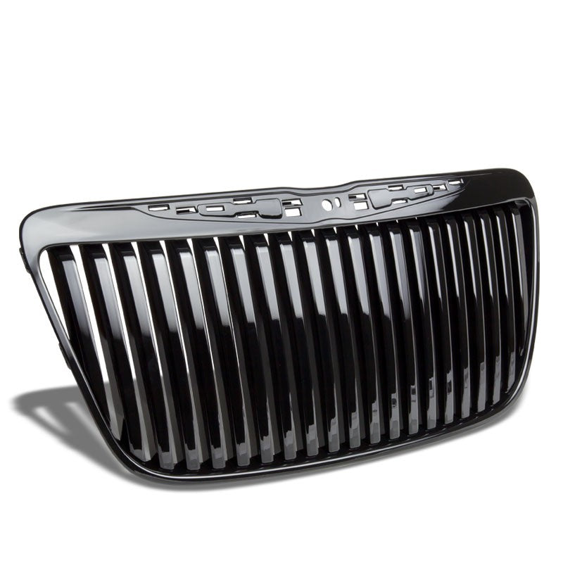 Black Vertical Style Replacement Grille For 11-13 300 LD V6/V8 3.6L/5.7/6.4L