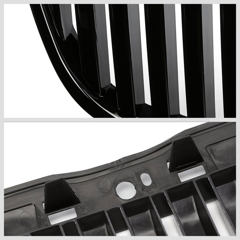 Black Vertical Style Replacement Grille For 11-13 300 LD V6/V8 3.6L/5.7/6.4L