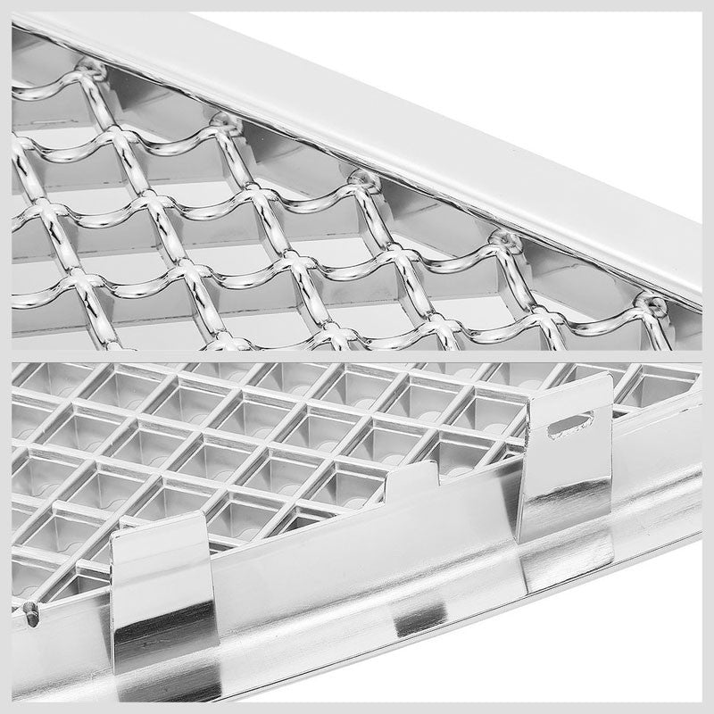 Chrome Diamond Mesh Style Replacement Grille For Dodge 07-10 Caliber PM/MK DOHC