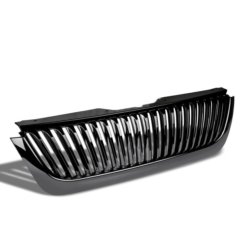 Black Vertical Style Replacement Grille For Ford 02-05 Explorer U152 V6/V8 SOHC