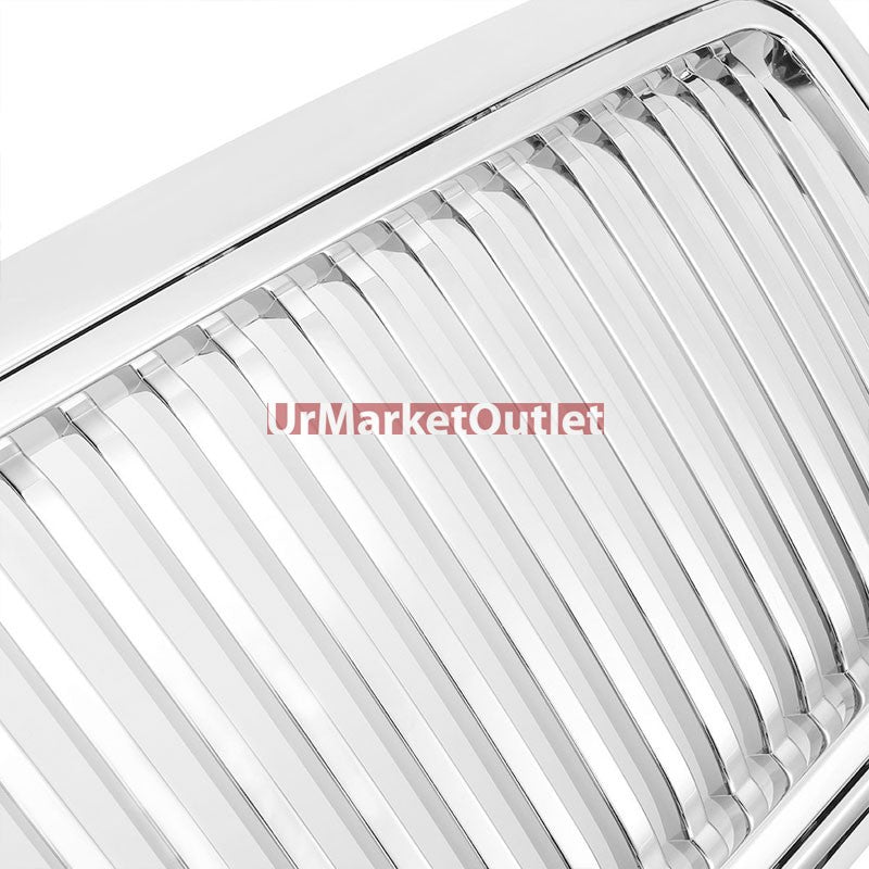 Chrome Vertical Style Replacement Front Grille For Lincoln 06-08 Mark LT P2 V6