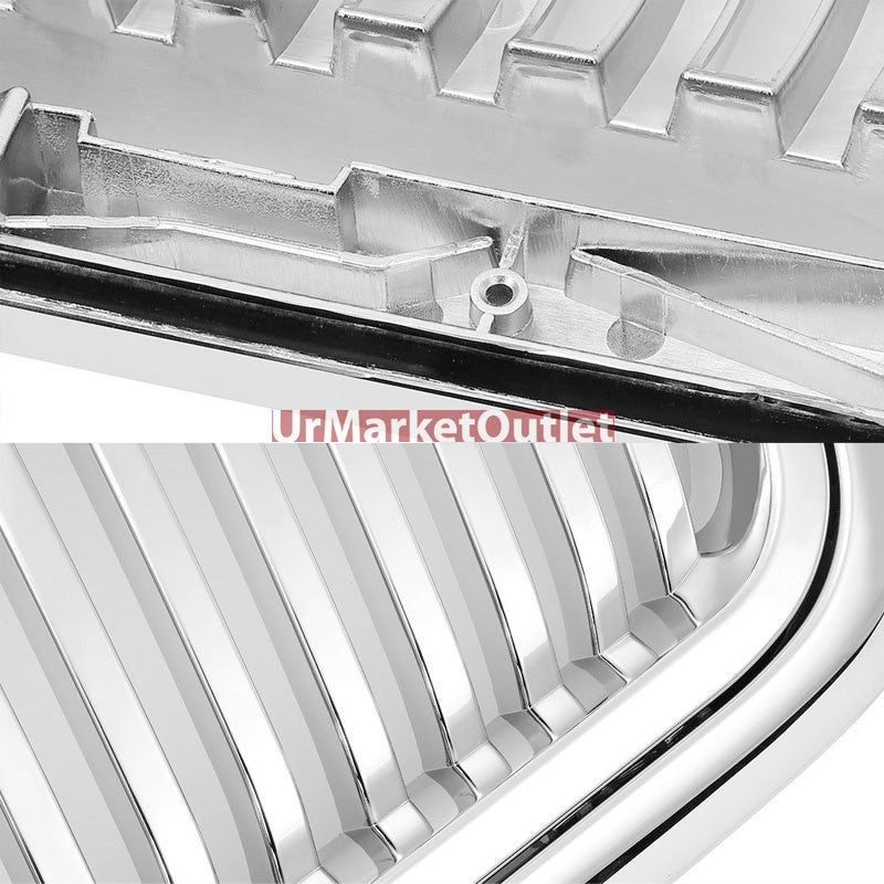 Chrome Vertical Style Replacement Front Grille For Lincoln 06-08 Mark LT P2 V6