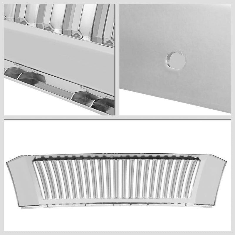 Chrome Vertical Style Front Grille For Ford 07-14 Expedition U324 5.4L V8 SOHC