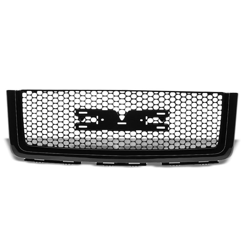 Black Circle Mesh Style Replacement Grille For 07-13 Sierra 1500 GMT900 V6/V8