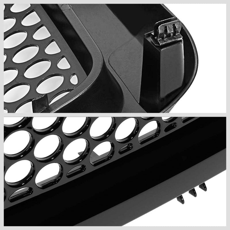 Black Circle Mesh Style Replacement Grille For 07-13 Sierra 1500 GMT900 V6/V8