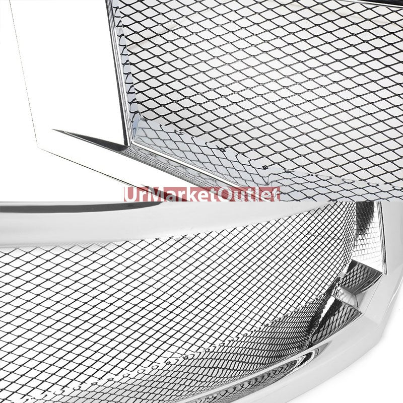 Chrome Type-R Mesh Style Front Grille For 08-10 Accord CP2/CP3 Sedan 2.4L/3.5L