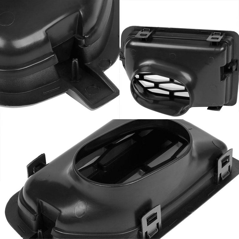 Grey/Silver Honeycomb Mesh Side Vent Grille For 10-12 Land Rover LR4 L319 5.0L