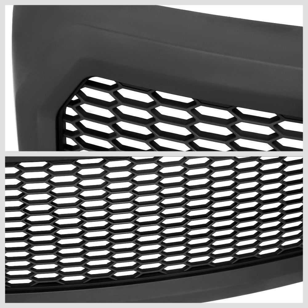 Black Matte Honeycomb Mesh Front Grille For 09-14 Ford F-150