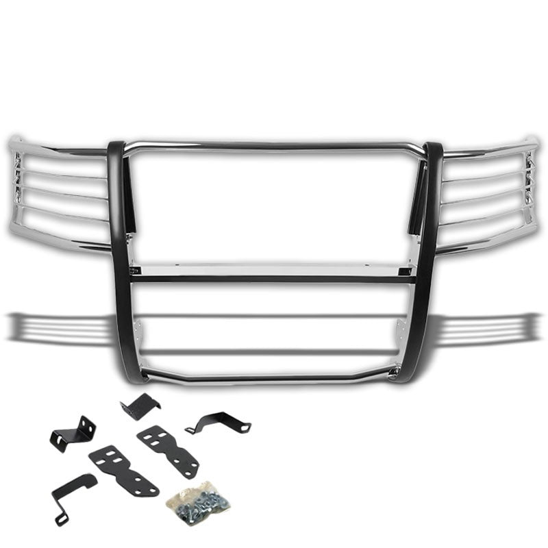 Chrome Mild Steel Front Bumper Brush Grill Guard For Chevy 07-13 Silverado 1500