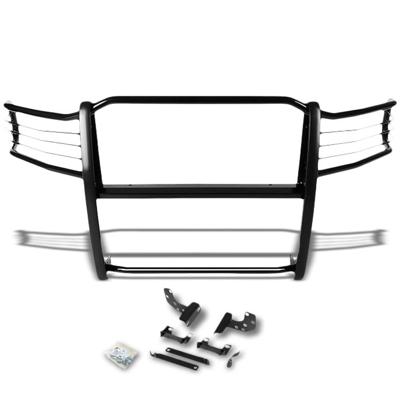 Black Mild Steel Front Bumper Brush Grill Protection Guard For 09-17 Ram 1500