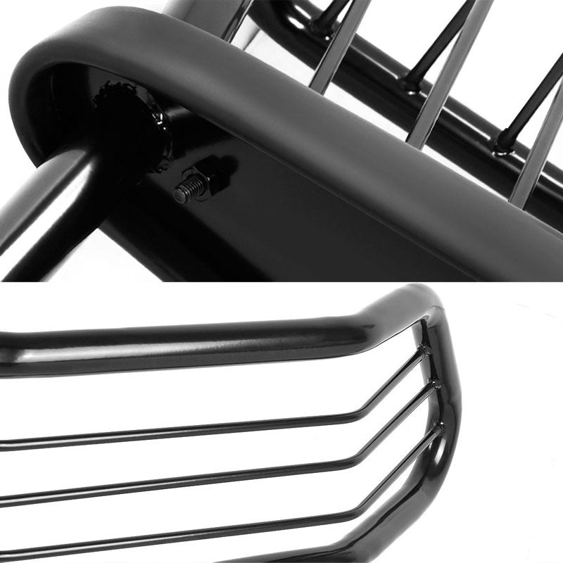 Black Mild Steel Front Bumper Brush Grill Protection Guard For 09-17 Ram 1500