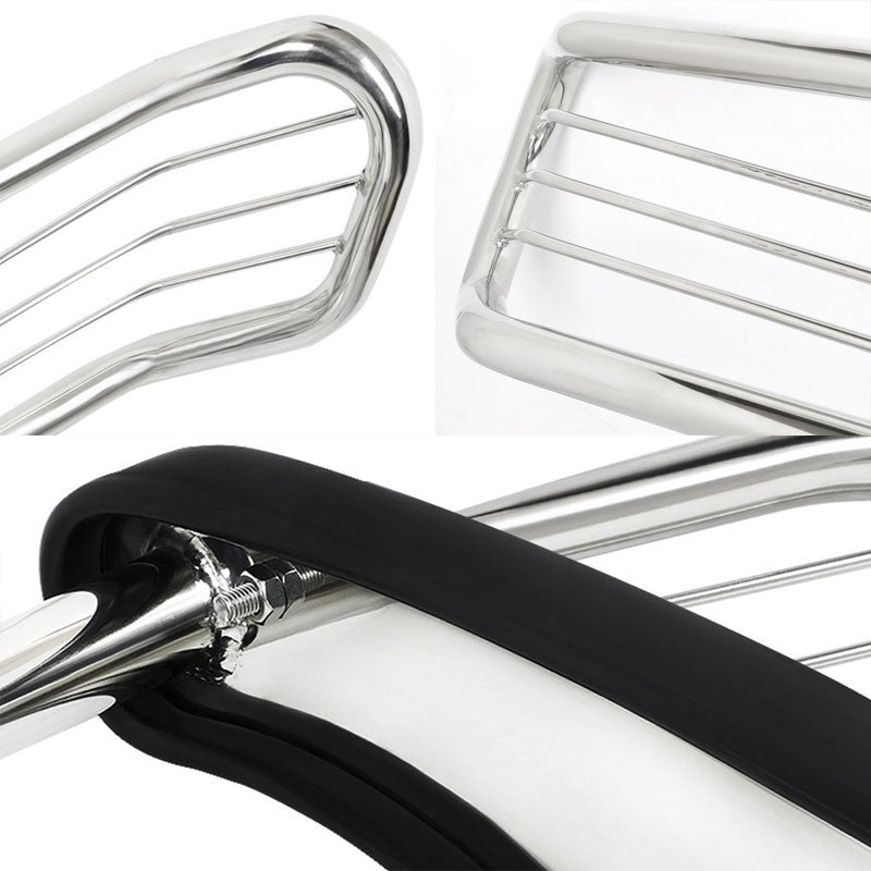 Chrome Mild Steel Front Bumper Grill Guard For 98-00 Frontier/Xterra D22/WD22