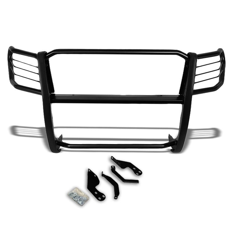 Black Mild Steel Full Front Bumper Grille Guard For 08-12 Nissan Pathfinder R51