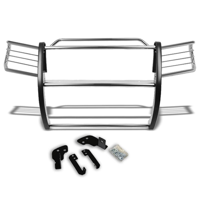 Metallic Mild Steel Full Front Grille Guard For 04-15 Nissan Titan A60 5.6L