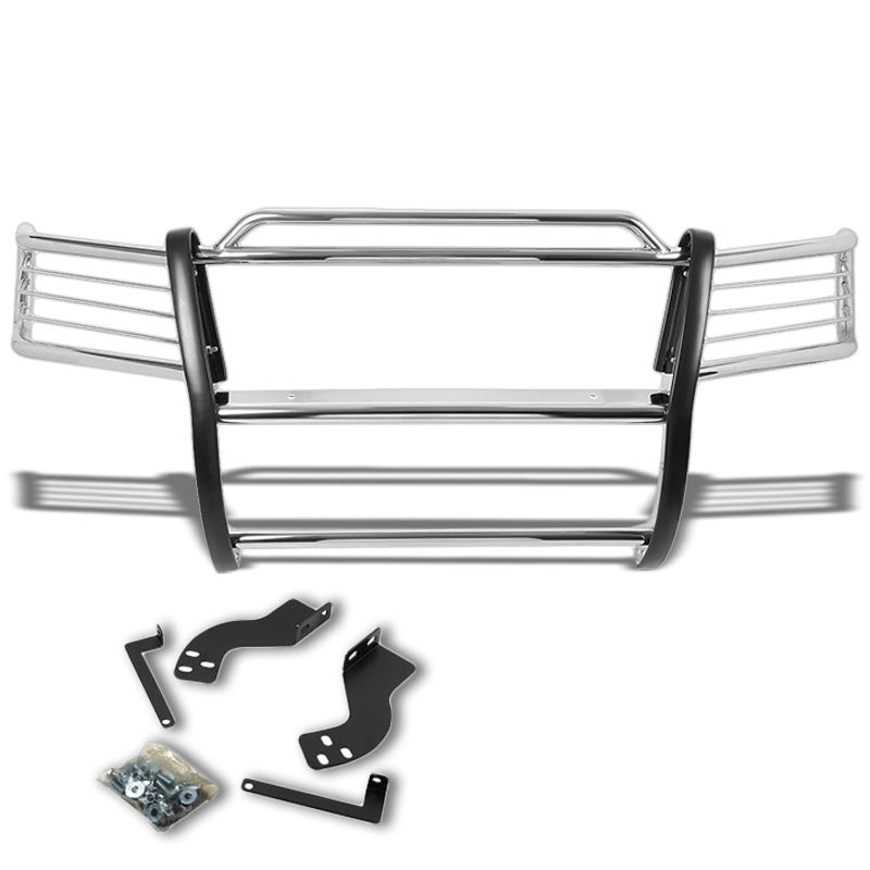 Chrome Mild Steel Front Bumper Brush Grill Guard For 98-07 Land Cruiser J100