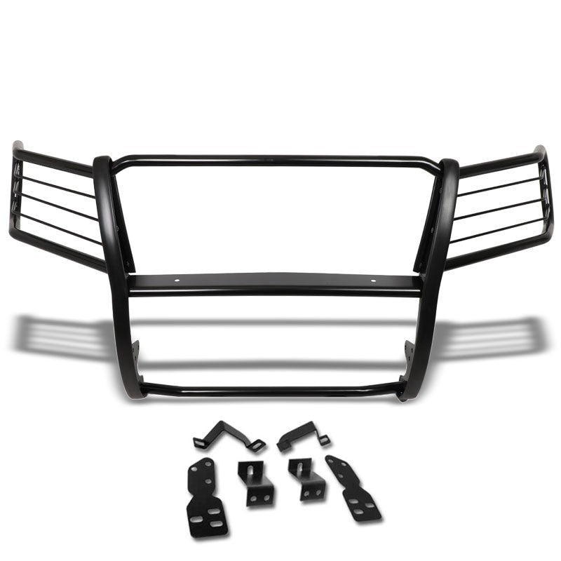 Black Mild Steel Full Front Grille Guard For 07-14 Chevrolet Tahoe 4.8L/5.3L