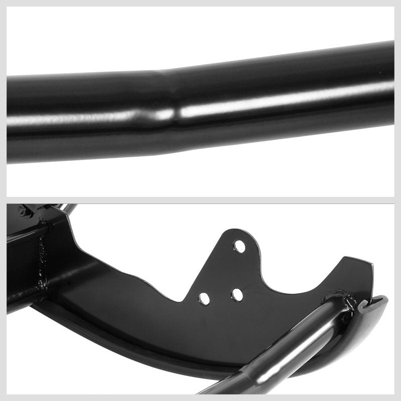 Black Mild Steel Full Front Grille Guard For 07-14 Chevrolet Tahoe 4.8L/5.3L