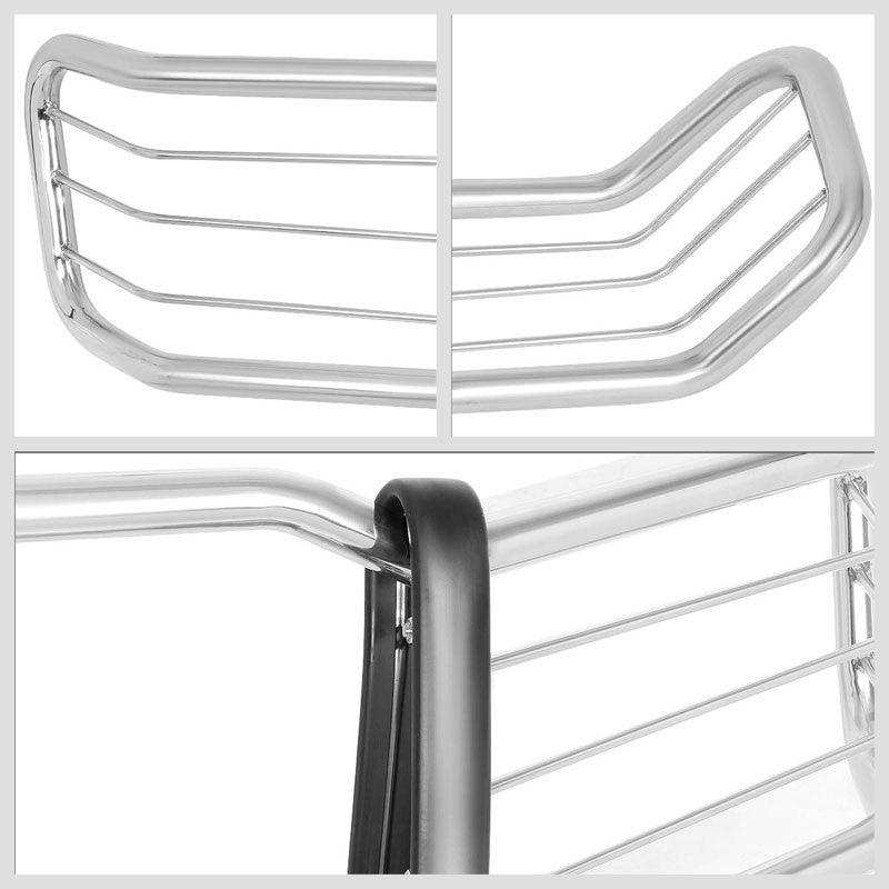 Metallic Mild Steel Full Front Bumper Grille Guard For 11-14 GMC Sierra 2500 HD