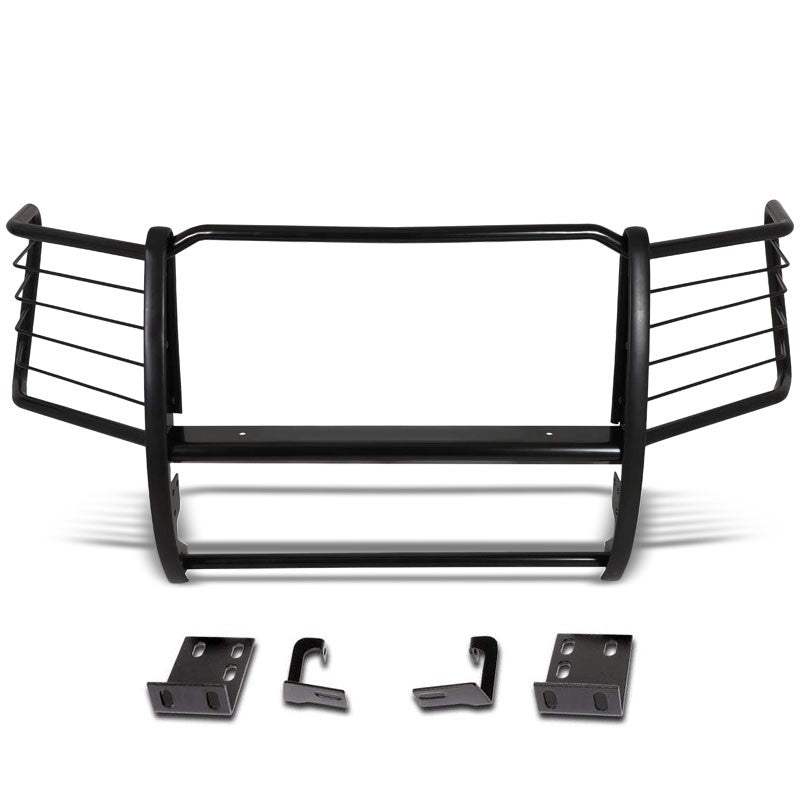 Black Mild Steel Full Front Grille Guard For 11-16 Ford F-250 Super Duty 6.2L