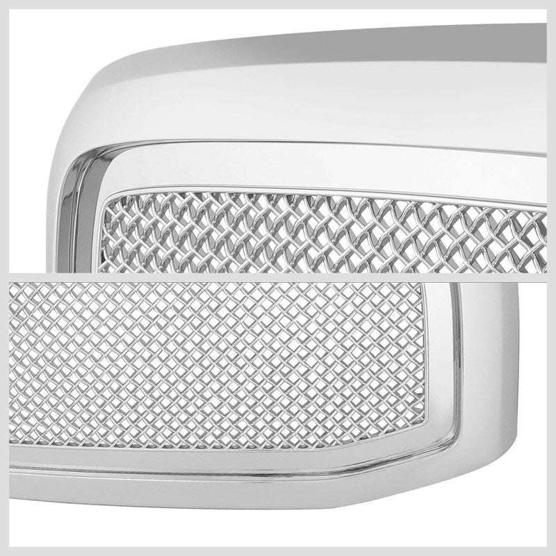 Chrome Diamond Mesh Style Front Replacement Grille For 06-09 Dodge Ram 2500/3500