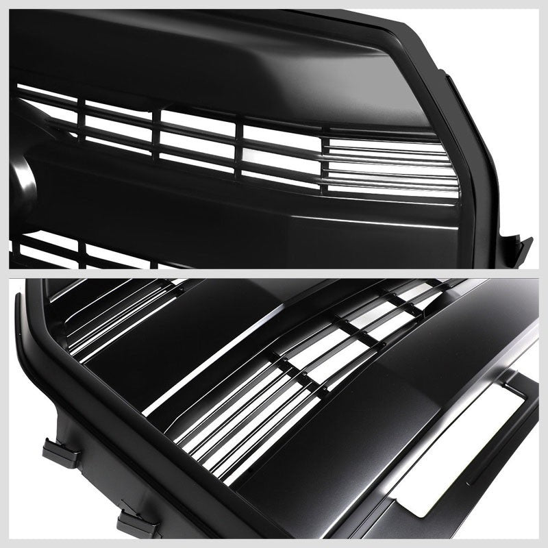 Black Matte Vent Style Front Replacement Grille For 15-17 Ford F-150 V6/V8 DOHC