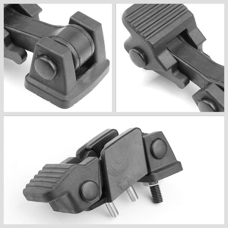 Matte Black Hold Down Buckle Hood Latch Lock Assembly For 97-06 Jeep Wrangler TJ